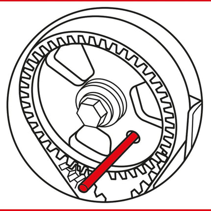 KS TOOLS Motoreinstell-Werkzeug-Satz für Ford / Land Rover / PSA / Volvo, 6-tlg ( 400.1625 )