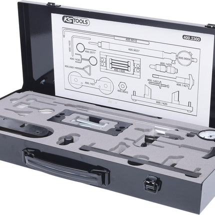KS TOOLS Motoreinstell-Werkzeug-Satz für VAG, 23-tlg ( 400.2300 )