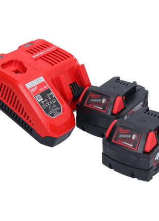 Milwaukee M18 FPD3-402X Akku Schlagbohrschrauber 18 V 158 Nm Brushless + 2x Akku 4,0 Ah + Ladegerät + HD Box