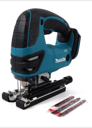 Makita BJV 140 Z 14,4 V Li-Ion Akku Stichsäge  Solo mit 6 tlg. Sägeblatt - Set - Toolbrothers