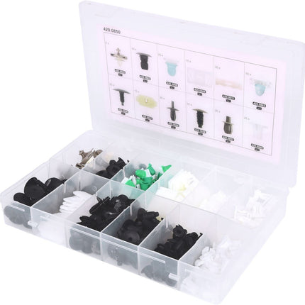 KS TOOLS Befestigungs-Clip-Satz für Volkswagen, 255-tlg ( 420.0850 ) - Toolbrothers