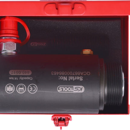 KS TOOLS Kurzhub-Hydraulikzylinder-Satz, 14t, 3-tlg ( 440.0015 ) - Toolbrothers