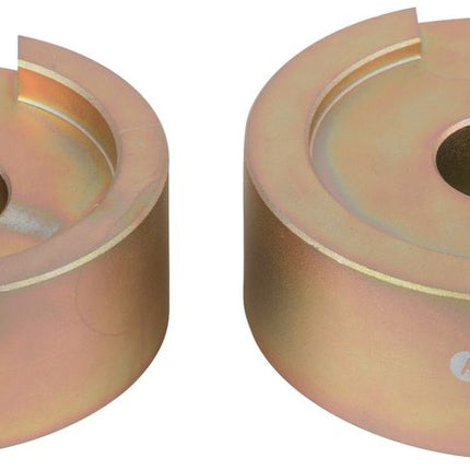 KS TOOLS Montage-Gegenhalteplatte-Satz für VW / Audi / Seat / Škoda, 2-tlg ( 440.0064 )