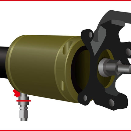 KS TOOLS Druckring-Satz für Radlager-Satz, vorne, 4-tlg ( 440.0085 ) - Toolbrothers