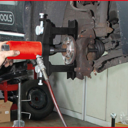 KS TOOLS Hydraulik-Einheit 22t, mit Hydraulik-Pumpe und Manometer, 15-tlg ( 440.0580 )