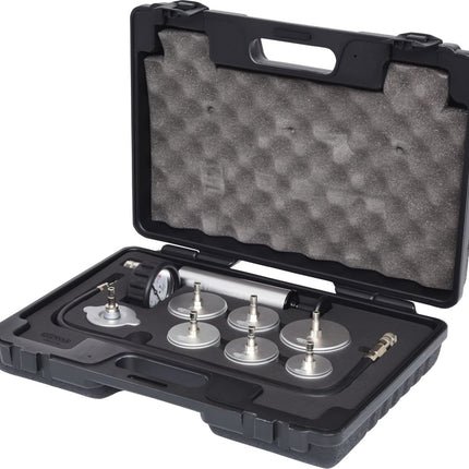 KS TOOLS Kühlsystem-Prüfgerät LKW, 9-tlg ( 455.0110 ) - Toolbrothers