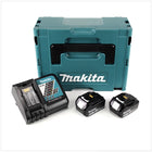 Makita Power Source Kit Li 18 V mit 2x BL1850B Akku 5,0Ah + DC18RC Ladegerät ( 197624-2 ) + Makpac - Toolbrothers