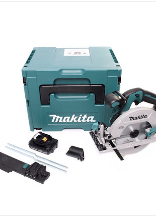 Makita DHS 680 Y1J Akku Handkreissäge 18 V 165 mm Brushless + 1x Akku 1,5 Ah + Adapter + Makpac - ohne Ladegerät - Toolbrothers