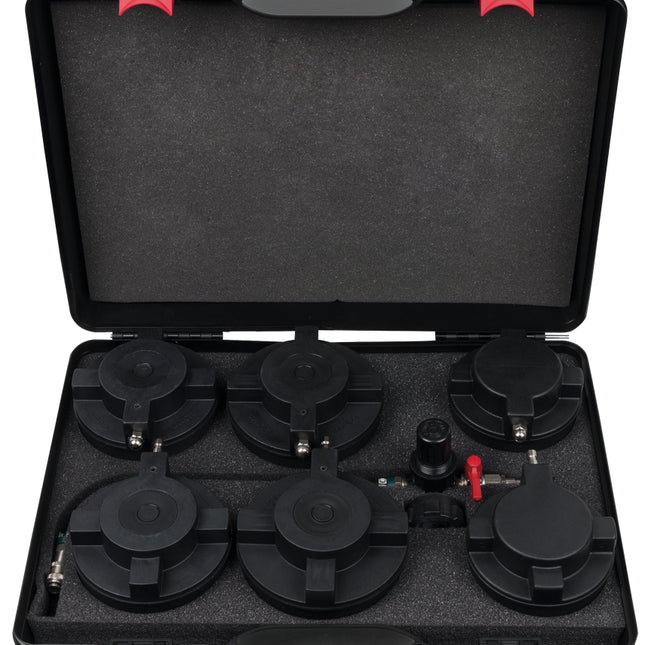 KS TOOLS LKW Turbolader-Ladeluft-System-Prüfkoffer-Satz, 7-tlg ( 460.2465 ) - Toolbrothers