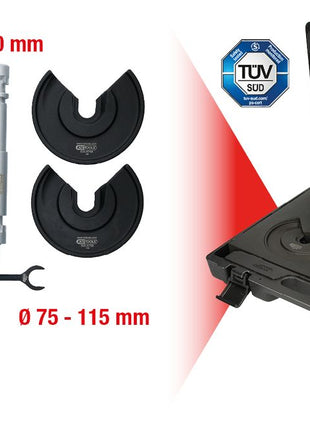 KS TOOLS Universal-Teleskop-Centerspanner-Satz für innenliegende Federn, 9-tlg ( 500.8755 ) - Toolbrothers