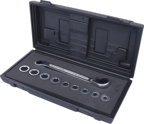 KS TOOLS GEARplus Doppel-Ratschenringschlüssel-Satz umschaltbar 10-tlg ( 503.4645 ) - Toolbrothers