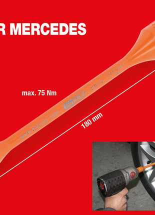 KS TOOLS 1/2" Kraft-Torsions-Verlängerung, 75Nm ( 515.1491 ) - Toolbrothers