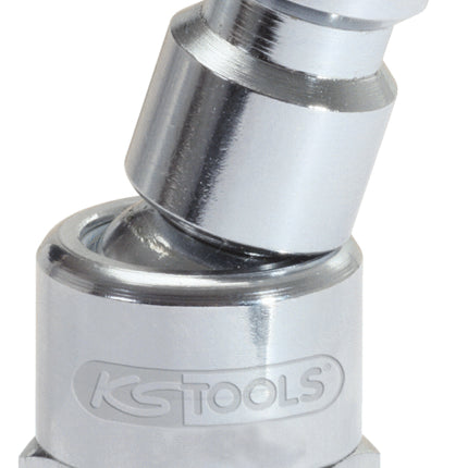 KS TOOLS 1/4'' Metall-Kugelgelenk-Stecknippel, 46mm ( 515.3394 ) - Toolbrothers