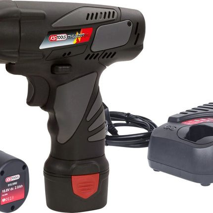 KS TOOLS 1/4'' Akku-Bit-Schlag-Schrauber, 117Nm, 1.870 U/min, mit 2 Akkus und 1 Ladegerät ( 515.3541 ) - Toolbrothers