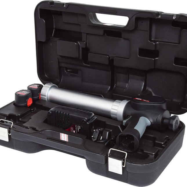 KS TOOLS Akku-Kartuschen-Pistole 400 ml mit 2 Akkus und 1 Ladegerät ( 515.3576 )