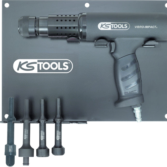 KS TOOLS Vibro-Impact Druckluft-Meißelhammer-Satz, 6-tlg ( 515.3880 )