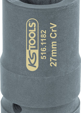 KS TOOLS 1" 6-Kant Stecknuss SW 27 mm ( 516.1182 ) - Toolbrothers