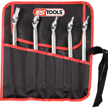 KS TOOLS Torx-Doppel-Gelenkschlüssel-Satz, 5-tlg ( 517.0320 ) - Toolbrothers