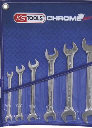 KS TOOLS CHROMEplus Doppel-Maulschlüssel-Satz, 6-tlg ( 518.3220 ) - Toolbrothers