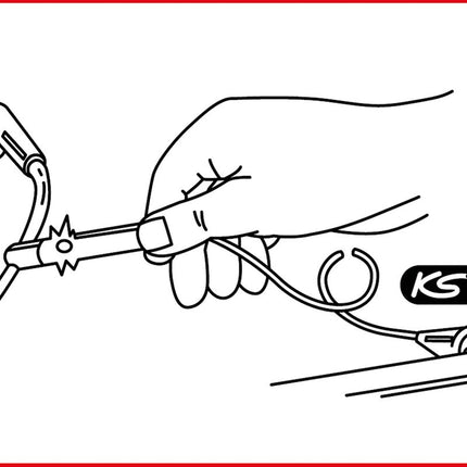 KS TOOLS Prüflampe für Zündkabel ( 550.1506 ) - Toolbrothers