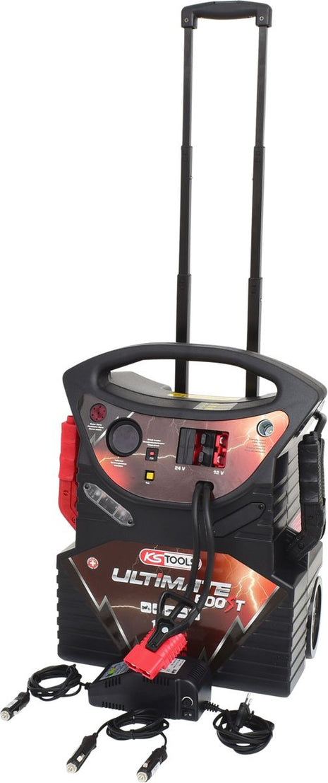 KS TOOLS 12 V + 24 V Batterie-Booster, mobiles Starthilfegerät 2340 A ( 550.1825 ) - Toolbrothers