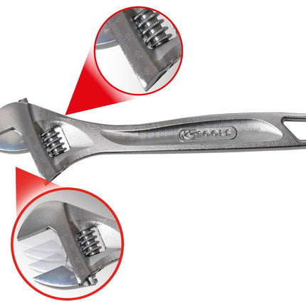 KS TOOLS Rollgabelschlüssel, verstellbar, 43mm ( 577.0375 ) - Toolbrothers