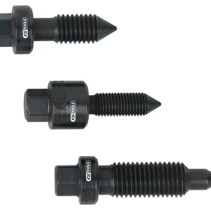 KS TOOLS Arretierschrauben-Satz zur Zahnstangen-Mittelstellung, 3-tlg ( 700.1690 ) - Toolbrothers