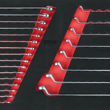 KS TOOLS Schlüssel-Satz, 24-tlg in 1/1 Systemeinlage ( 711.0027 ) - Toolbrothers