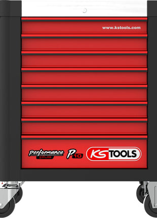 KS TOOLS Performanceplus Werkstattwagen-Satz P10 mit 397 Werkzeugen für 7 Schubladen ( 810.7397 ) - Toolbrothers