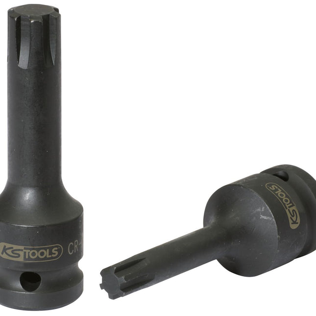 KS TOOLS 1/2" Kraft-Bit-Stecknuss für RIBE-Schrauben, M5 ( 911.0935 ) - Toolbrothers