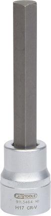 KS TOOLS 3/4" Bit-Stecknuss Innensechskant, lang, 17 mm ( 911.3464 ) - Toolbrothers
