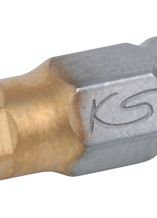 KS TOOLS 1/4" TIN Bit Innensechskant, 25mm, 10mm, 5er Pack ( 911.3679 )