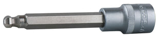 KS TOOLS 1/2" Bit-Stecknuss Innensechskant mit Kugelkopf, lang, 6 mm, 200 mm ( 911.5315 ) - Toolbrothers