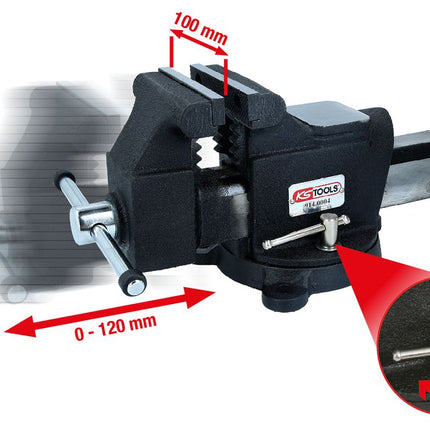 KS TOOLS Parallel-Schraubstock, 4" ( 914.0004 ) - Toolbrothers