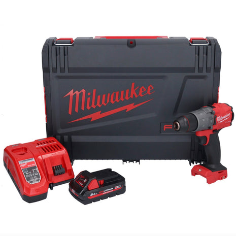 Milwaukee M18 FPD2-301X Akku Schlagbohrschrauber 18 V 135 Nm Brushless + 1x Akku 3,0 Ah + Ladegerät + HD-Box - Toolbrothers