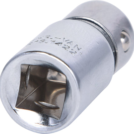 KS TOOLS 1/4" CHROMEplus Bit-Adapter-Stecknuss,für Bits 1/4"mit Spannring ( 918.1422 ) - Toolbrothers