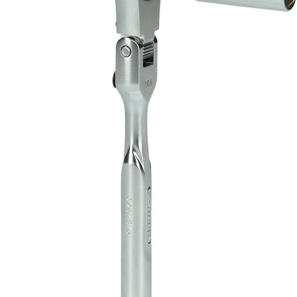 KS TOOLS 1/4" Bit-Gelenk-Umschaltknarren-Satz mit Steckadapter für Stecknüsse, 3-tlg ( 918.1590 ) - Toolbrothers