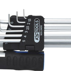 KS TOOLS 3 in 1 Innen6kant-Winkelstiftschlüssel-Satz,10-tlg XL, Kugelkopf ( 920.2400 ) - Toolbrothers