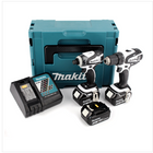 Makita DLX 2014 WJX 18 V - Set: DDF 456 + DTD 146 + 3 x 3,0 Ah Akku + Ladegerät im Makpac - Toolbrothers