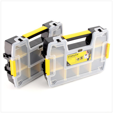 Stanley Stapelbarer Sortmaster Doppel Organizer 29,5 cm Werkzeugbox STST 1-71197 - Toolbrothers