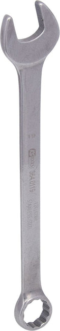 KS TOOLS EDELSTAHL Ringmaulschlüssel, 19mm, abgewinkelt ( 964.0119 ) - Toolbrothers