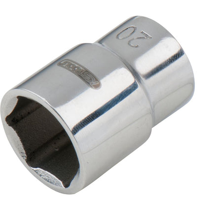 KS TOOLS EDELSTAHL 1/2" 6kant-Stecknuss, 23mm ( 964.1223 ) - Toolbrothers