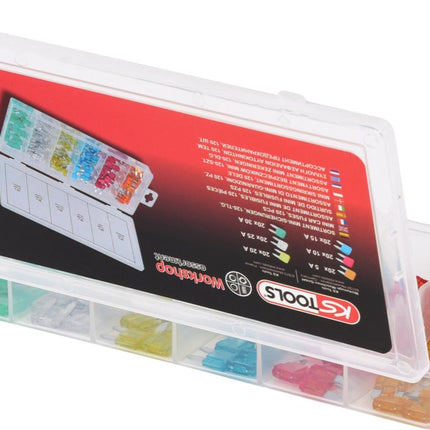 KS TOOLS Sortiment Mini-Sicherungen, 5-30A, 120-tlg ( 970.0280 ) - Toolbrothers
