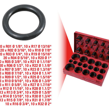 KS TOOLS Sortiment O-Ringe,SAE,407-tlg ( 970.0350 ) - Toolbrothers