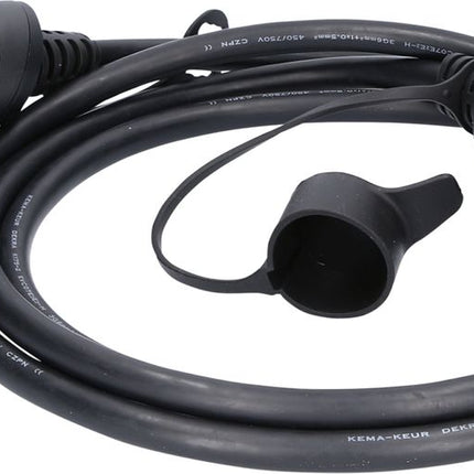 KS TOOLS efuturo Ladekabel gerade, Typ 2 auf Typ 1 Stecker, 1 Phase, bis zu 7,4 kW, 32 A, 230 V, Mode 3, 3 Meter ( 117.7125 ) - Toolbrothers