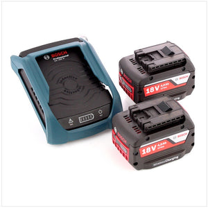 Bosch GAL 1830 W Professional Ladegerät wireless Charging + 2x Bosch GBA 4,0 Ah wireless charging Akku ( 1600A00C42 )