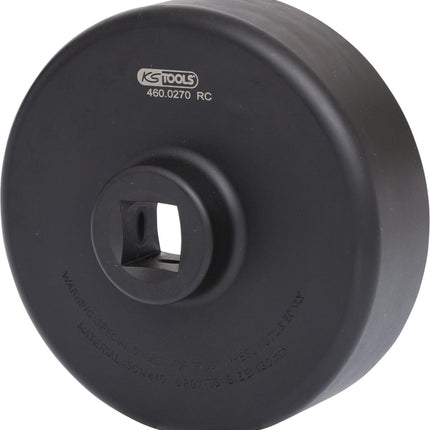 KS TOOLS 1" Achsmuttern-Schlüssel, 6-kant, kurz, 130mm ( 460.0270 ) - Toolbrothers