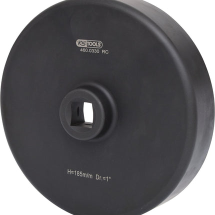 KS TOOLS 1" Achsmuttern-Schlüssel, 6-kant, kurz, 185mm ( 460.0330 ) - Toolbrothers