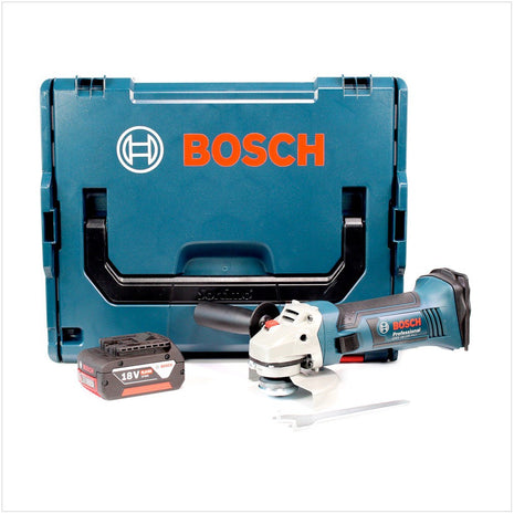 Bosch GWS 18-125 V-LI Akku Winkelschleifer 18V 125mm + 1x Akku 6,0Ah + L-Boxx - ohne Ladegerät - Toolbrothers