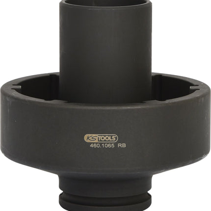 KS TOOLS 3/4" Nutmuttern-Schlüssel mit 6 Zapfen mit Führungsrohr für Mercedes, Innenzapfen Ø 64 mm ( 460.1065 ) - Toolbrothers